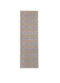 Bamboo Blue Nu-Jute Rug - Washable (Various Sizes)