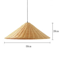 Minimalist Rattan Dou Pendant Light
