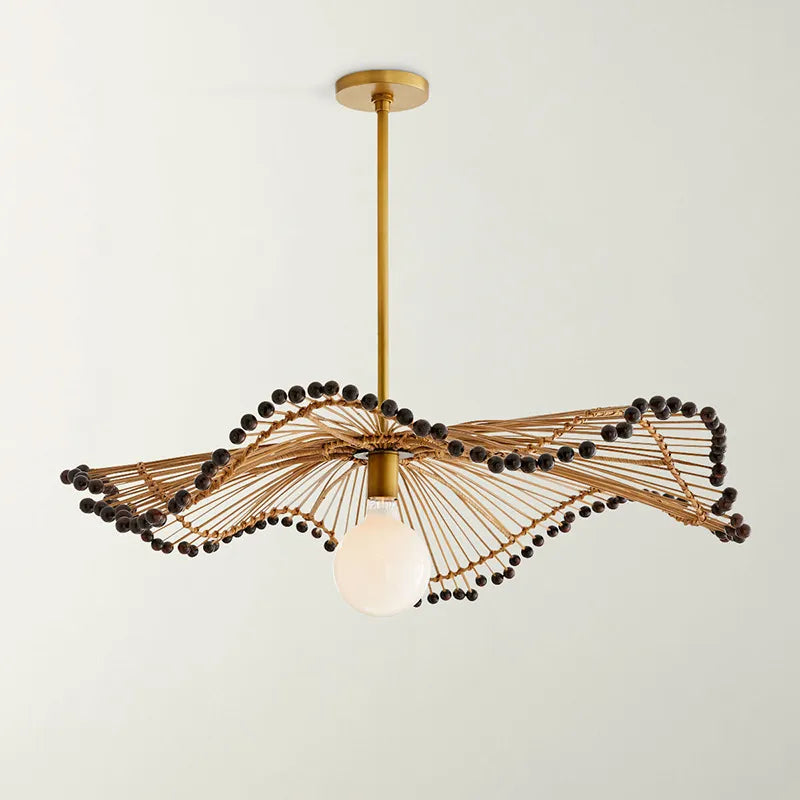 Japanese Bamboo Woven Pendant Lamp (3 Sizes)