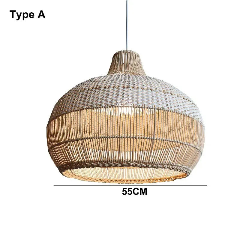 Nordic Gyro Rattan Pendant Lights (Various Sizes)
