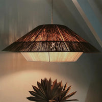 Japanese Retro Hemp Rope Pendant Lamp (Various Styles and Sizes)