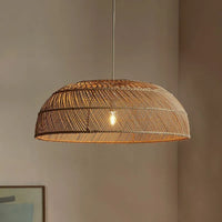 Flat Rattan Pendant (Various Sizes)