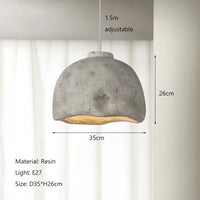 Nordic Wabi Sabi LED Pendant Light Serene Elegant Design (2 Colors and Various Styles)
