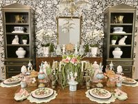 11" Resin Bunny in Tophat Holding Cakes