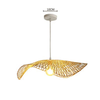 Natural Rattan Bamboo Woven Pendant (Various Styles and Sizes)