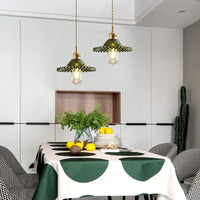 Retro Clear Glass Pendant Lamp Single Head Chandelier Cafe Bar Studio (9 Styles)