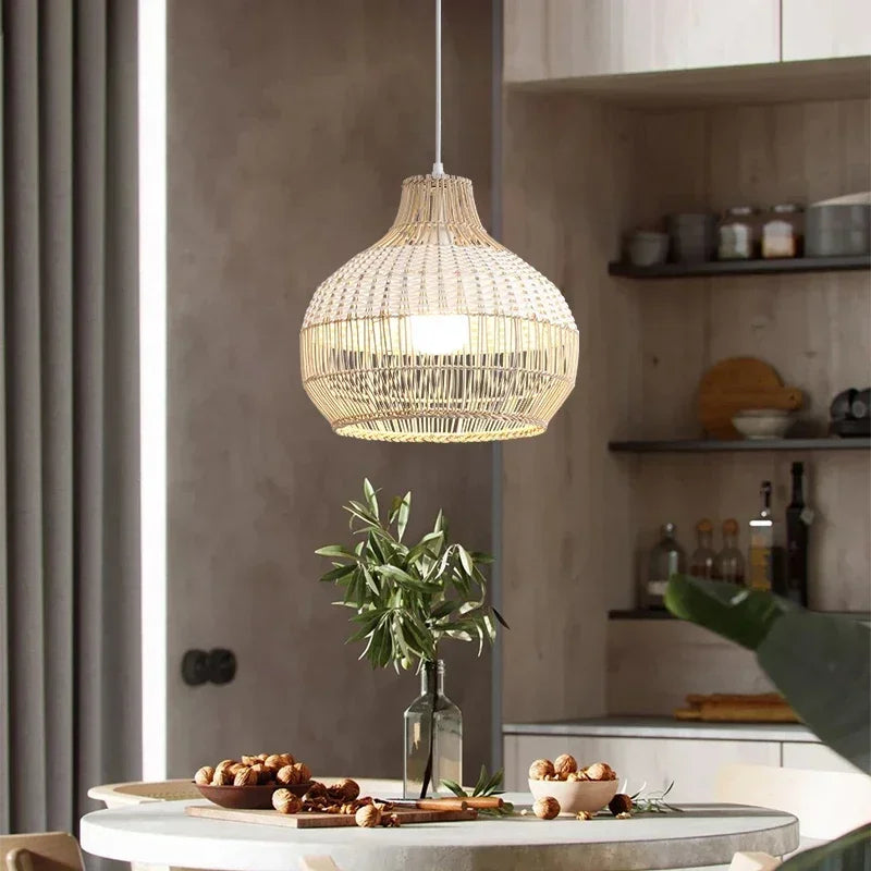 Nordic Gyro Rattan Pendant Lights (Various Sizes)