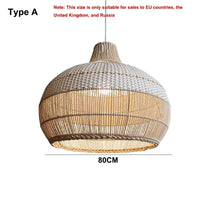 Nordic Gyro Rattan Pendant Lights (Various Sizes)