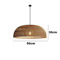 Flat Rattan Pendant (Various Sizes)