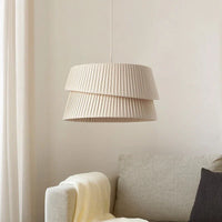 Nordic Minimalist Handmade Fabric Pendant Lamp Warm Lighting