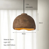 Nordic Wabi Sabi LED Pendant Light Serene Elegant Design (2 Colors and Various Styles)