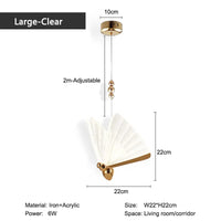 LED Butterfly Pendant Light Elegant Design (Various Colors)