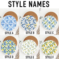 Mediterranean Lemon Coasters
