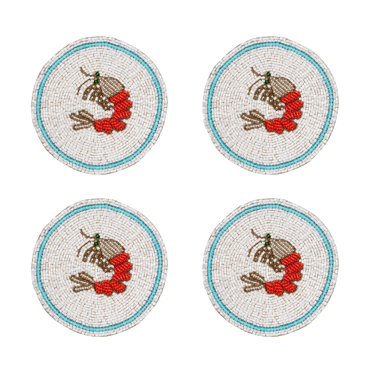 Shrimp Coasters – Set of 4