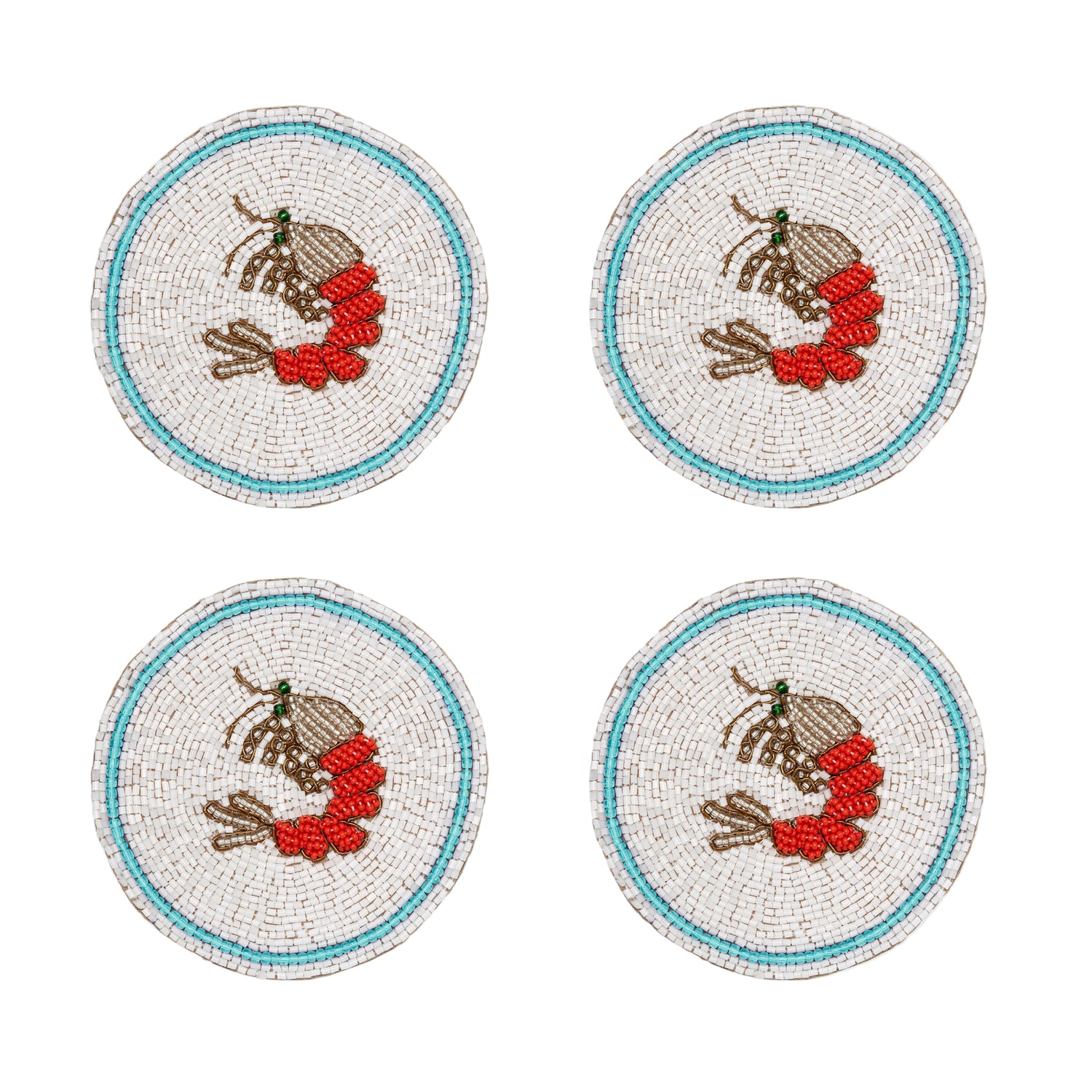 Shrimp Coasters – Set of 4