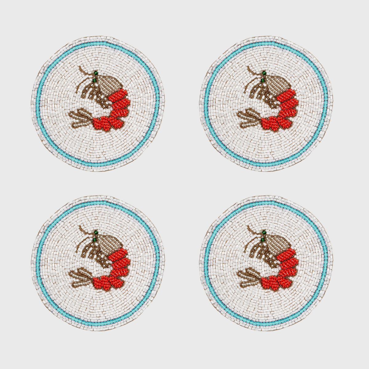 Shrimp Coasters – Set of 4