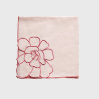 Peony Dinner Napkins – White (Set of 2)