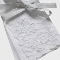 Hydrangea Dinner Napkins – White (Set of 2)
