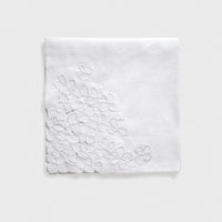 Hydrangea Dinner Napkins – White (Set of 2)