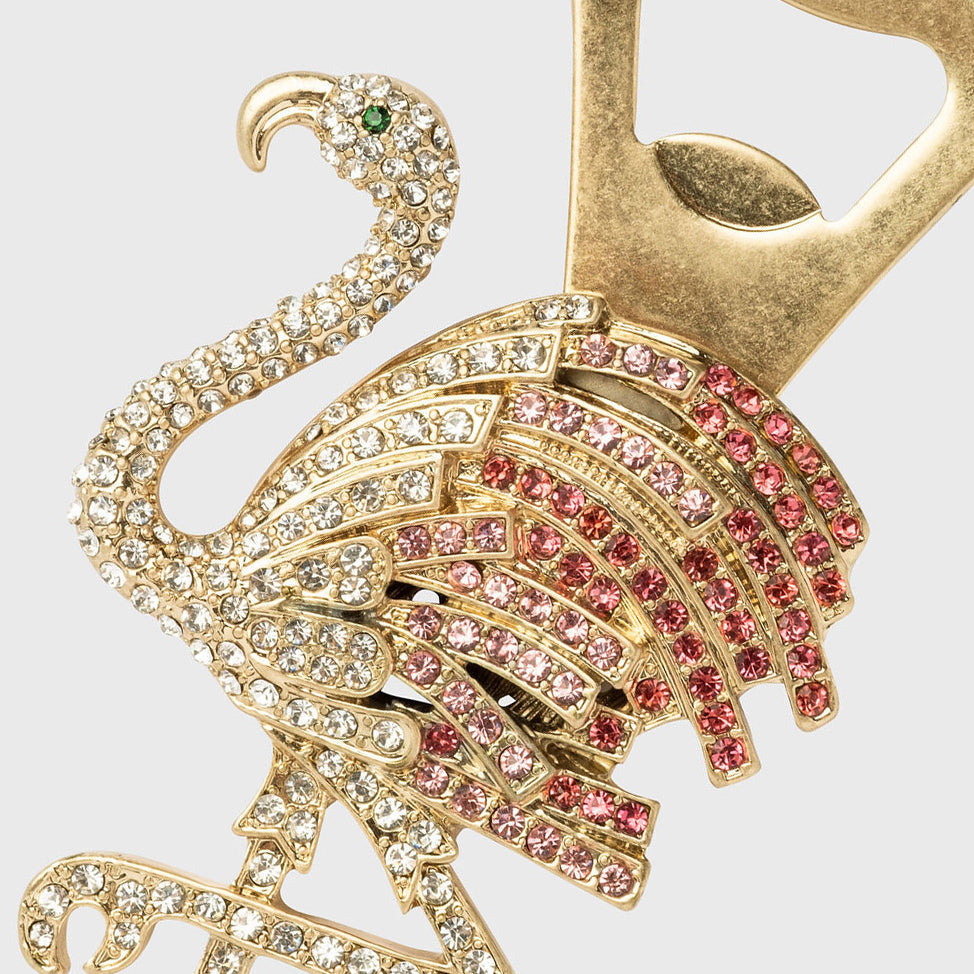 Pink Flamingo Bottle Opener