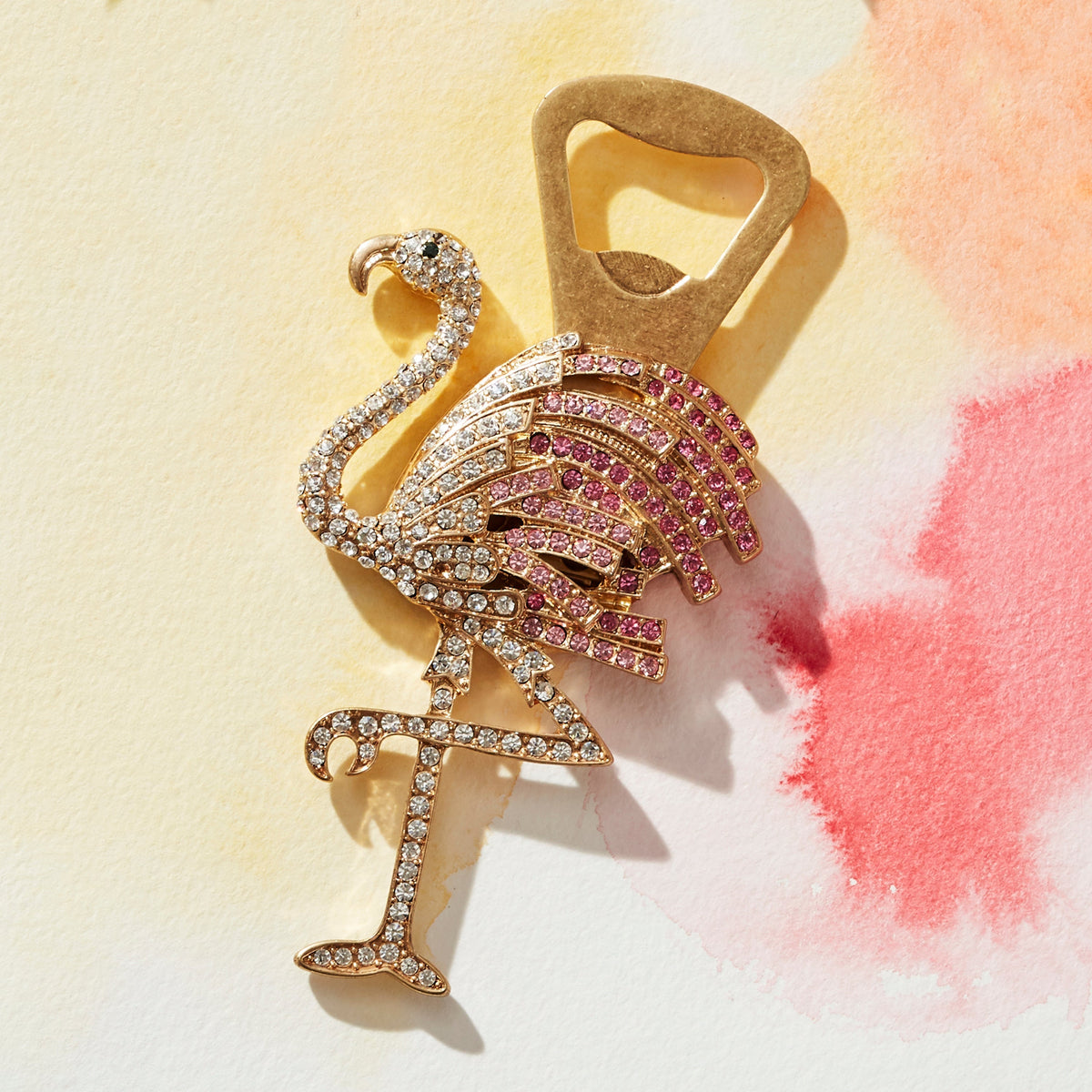 Pink Flamingo Bottle Opener