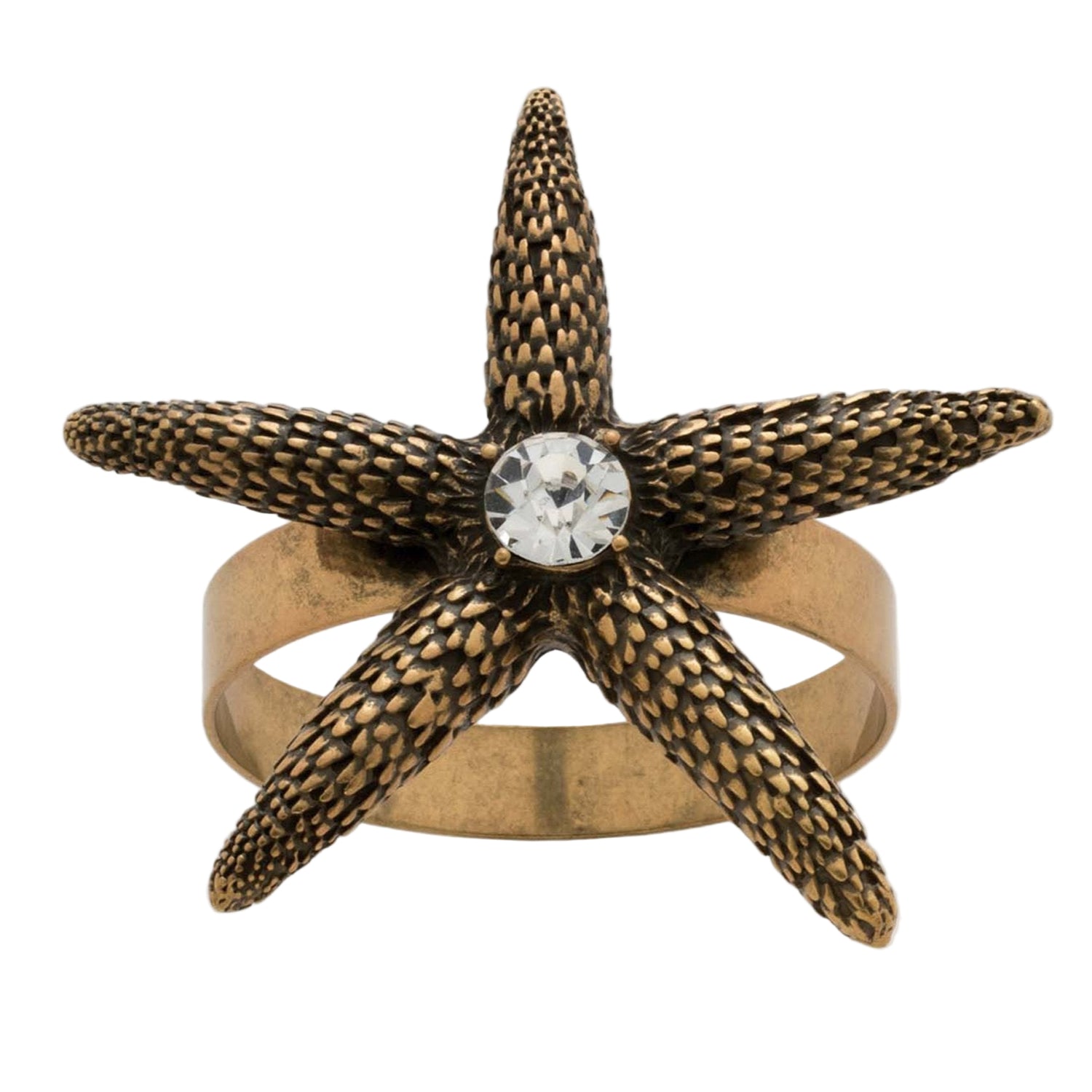 Starfish Skinny Napkin Rings – Bronze (Set of 4)