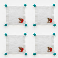 Shrimp Cocktail Napkins – Set of 4