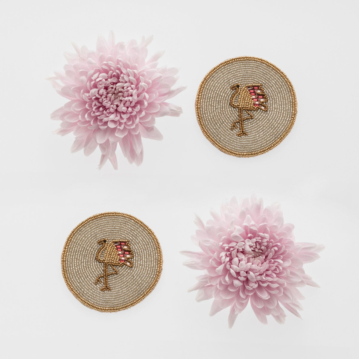 Flamingo Coasters – Set of 4