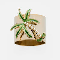 Palm Tree Napkin Rings – Set of 2