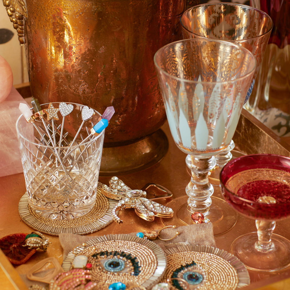 Quartz Cocktail Picks – Set of 6