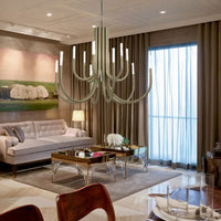 Modern Nordic Multiarm Chandelier (Various Colors and Sizes)