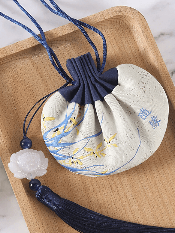 Traditional Chinese Lotus Sachets (Various Colors)