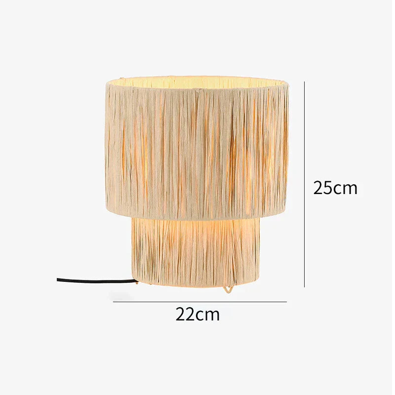 Artful Hand-Knitted Rattan Pendant (Various Styles)