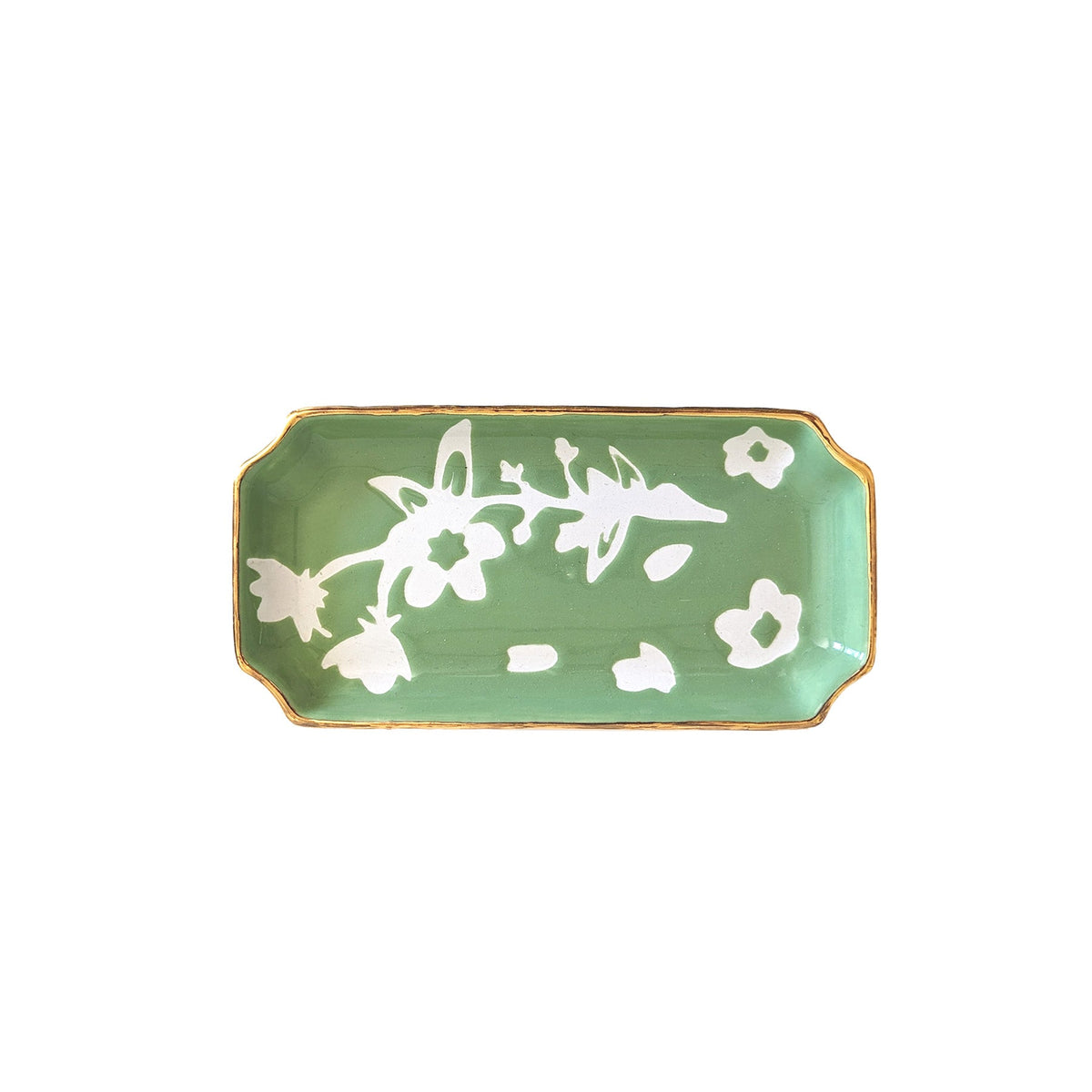 Sakura Trays with 22K Gold Accent (Various Colors)