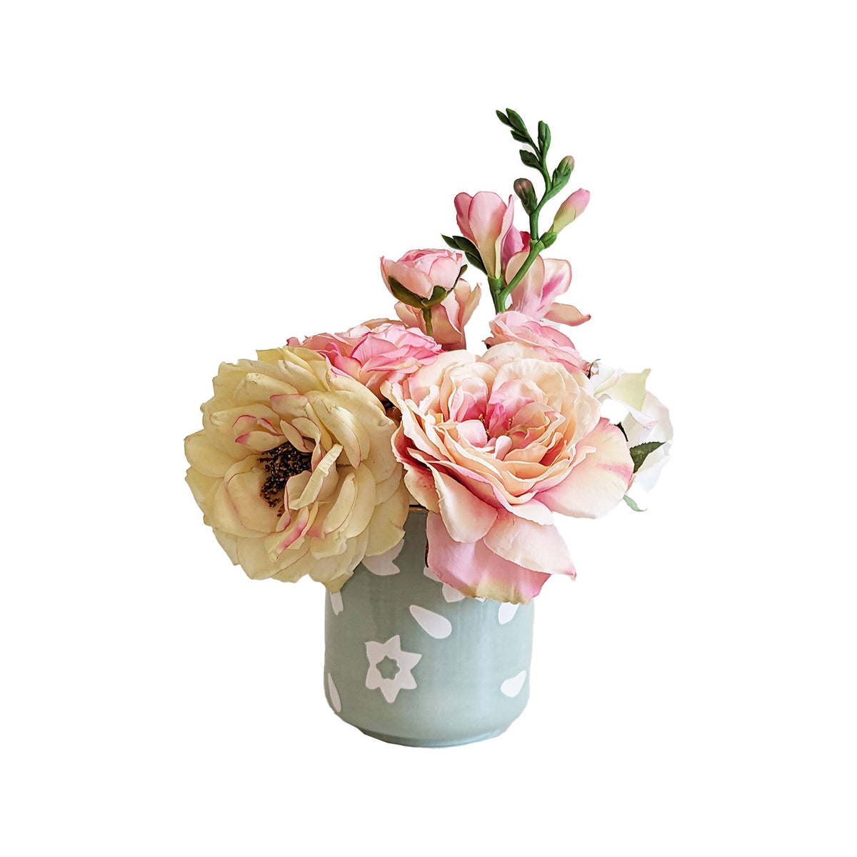 Sakura Vase with 22K Gold Accent (Various Sizes & Colors)