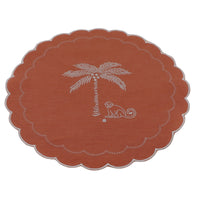 Salmon Sunset Simia Placemat - Set of 4