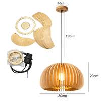 Exquisite Design Bamboo Handwoven Rattan Pendant Light (18 Styles)
