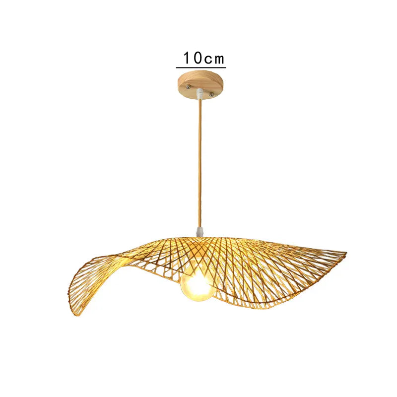 Natural Rattan Bamboo Woven Pendant (Various Styles and Sizes)