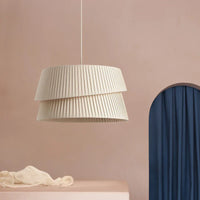 Nordic Minimalist Handmade Fabric Pendant Lamp Warm Lighting