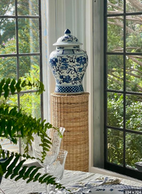 Blue and White Temple Jar (3 sizes)