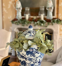 Blue and White Temple Jar (3 sizes)