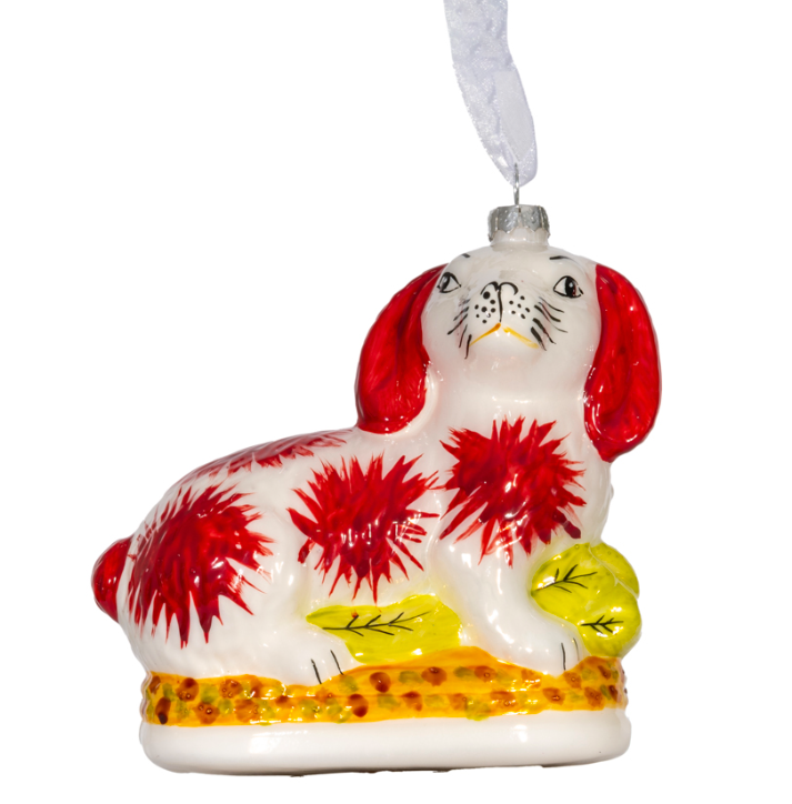 Red & White Bunny Ornament