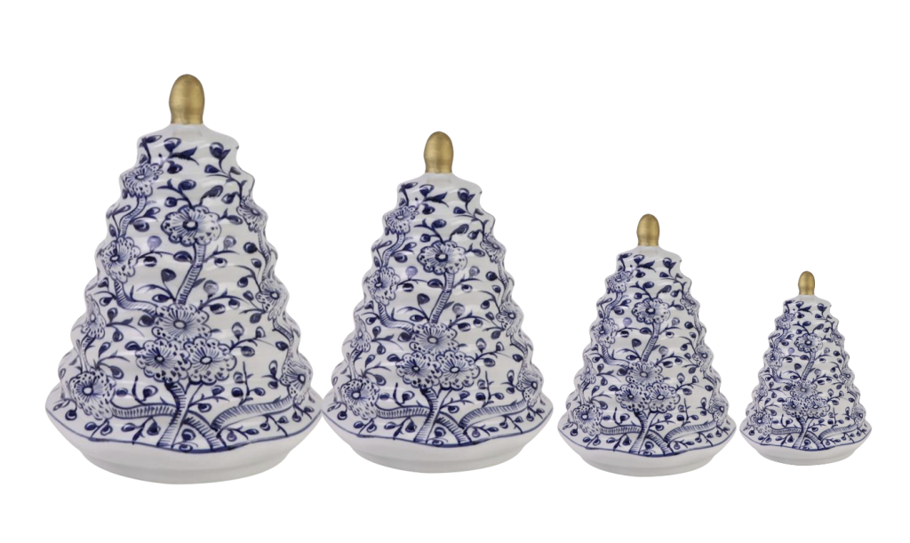 Floral & Vine Porcelain Tree (Various Sizes)