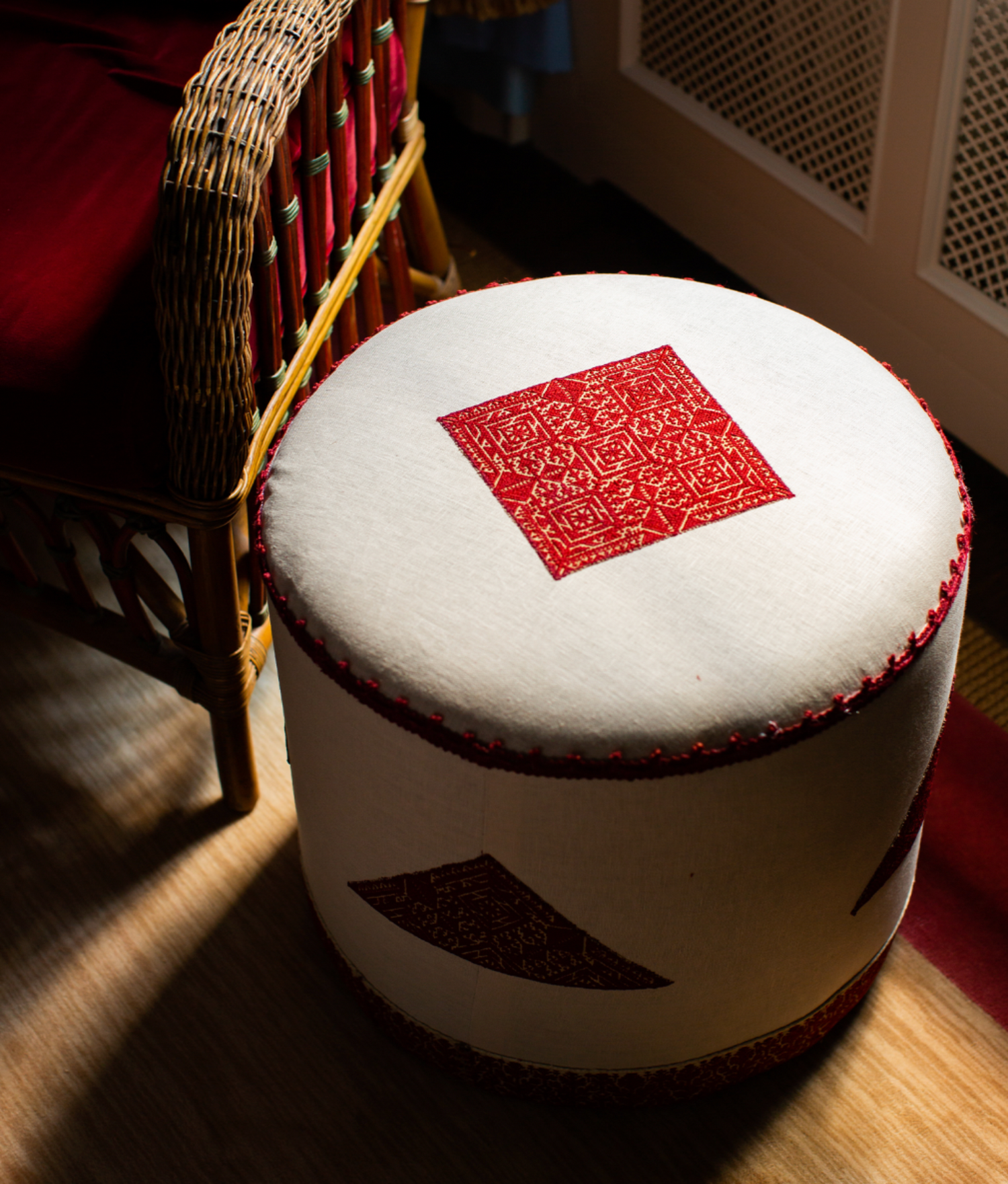 As Time Goes By Ottoman
