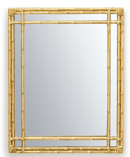 Golden Bamboo Hanging / Tabletop Mirror