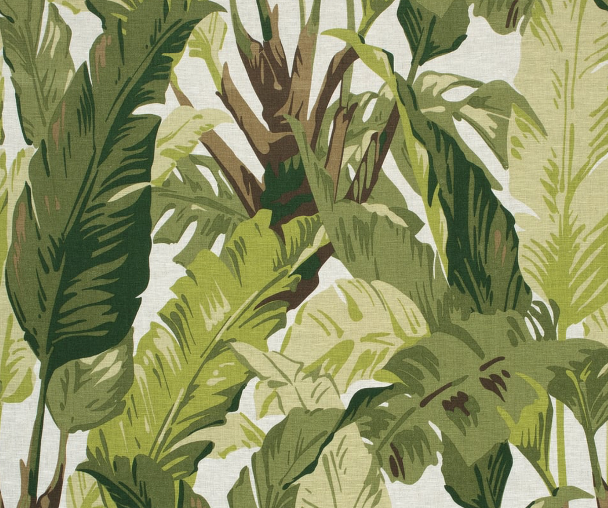 Travelers Palm Pillow Cover in Sage (Various Sizes)