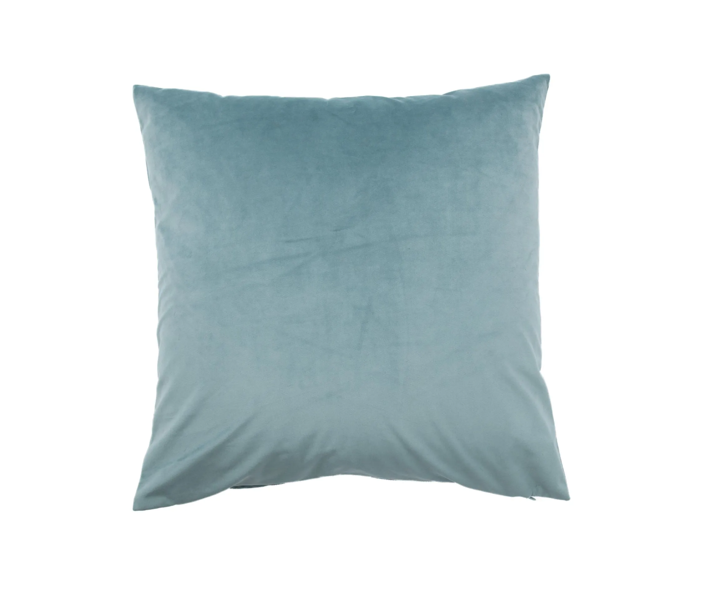 Teal Solid Velvet Pillow 20" x 20"