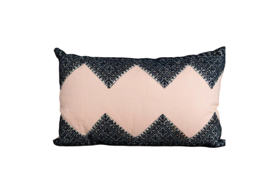 Peach Mosaic Pillow