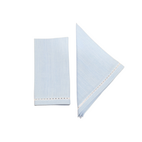 Pearl Napkins, Pale Blue