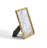 Gold Faux Bamboo Picture Frame - 8" x 10"